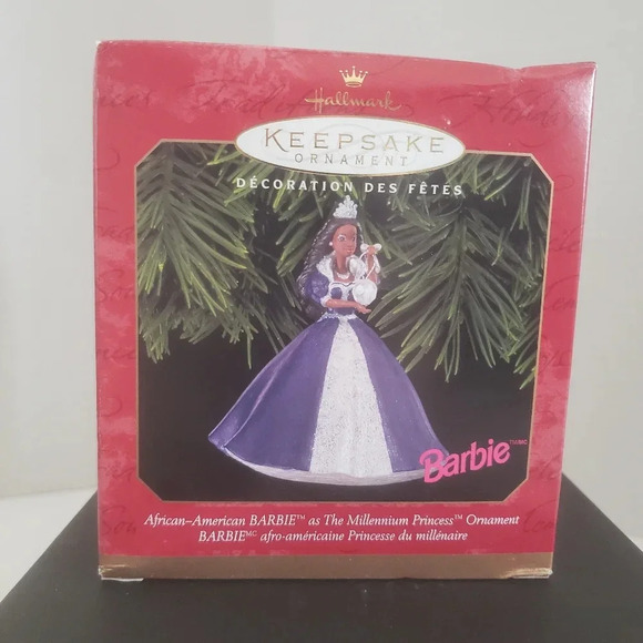 1999 Hallmark Barbie  Millennium Princess Keepsake Tree Ornament. - Picture 4 of 6
